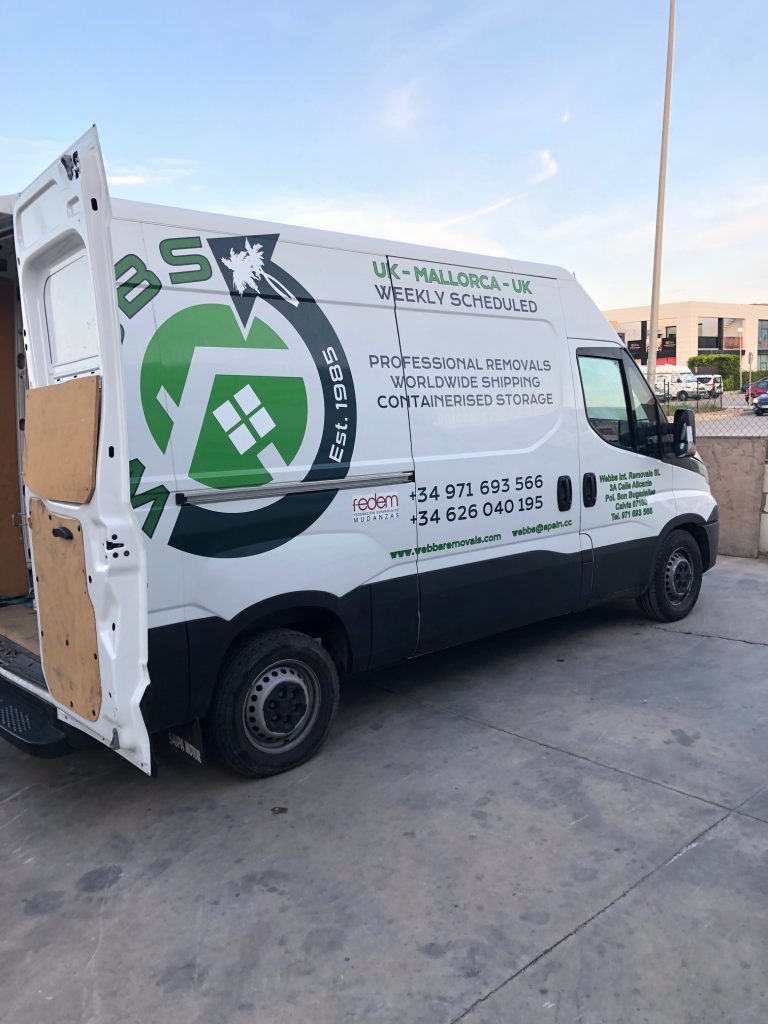 Removal companies to Spain