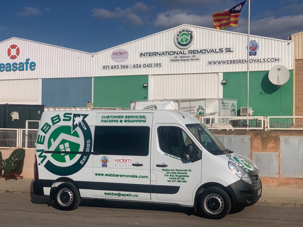 Removal company to Mallorca