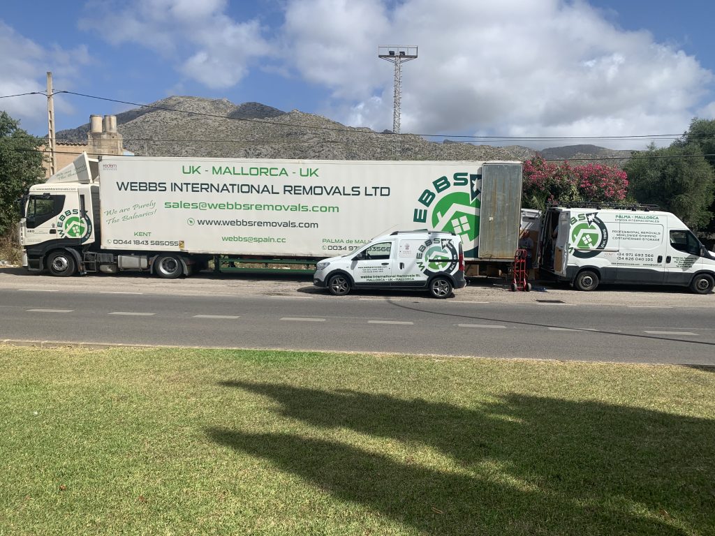 International removals to Mallorca