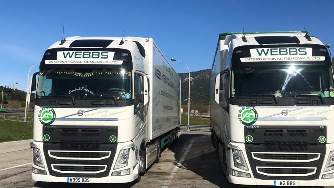 Removal vehicles to Majorca